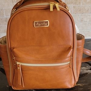 Cognac Itzy Ritzy Mini Diaper Bag